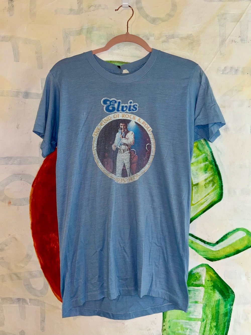 Late 70s Elvis Memorial Graphic Singlestitch Tee